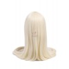 Human computer angel Supper Long Straight Light Blonde Cosplay Party Wigs