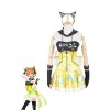 Love Live! Video Game Awaken Rin Hoshizora Cosplay Costumes Yellow Dresses