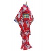 Vocaloid Hatsune Miku Red-Crowned Crane Kimono Cosplay Costumes