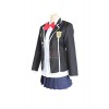Guilty Crown Kuhouin Arisa School Female Uniform Cosplay Costume