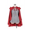 ZONE-00 Ruiko Cosplay Costume With Cool Red Cloak