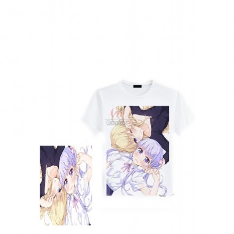 Aoba Suzukaze New Game T Shirt Cosplay Costumes