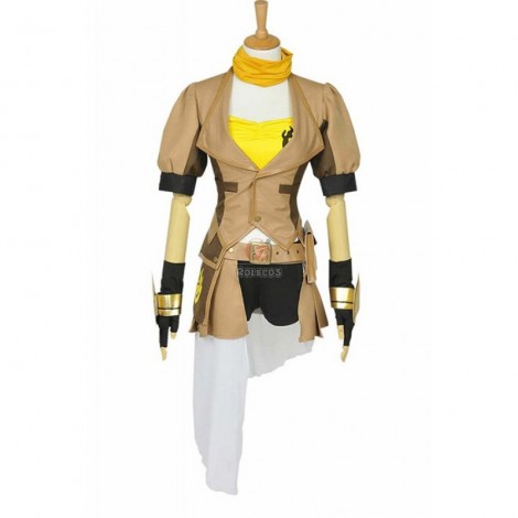 Yang Xiao Yellow Uniform Cosplay Costumes