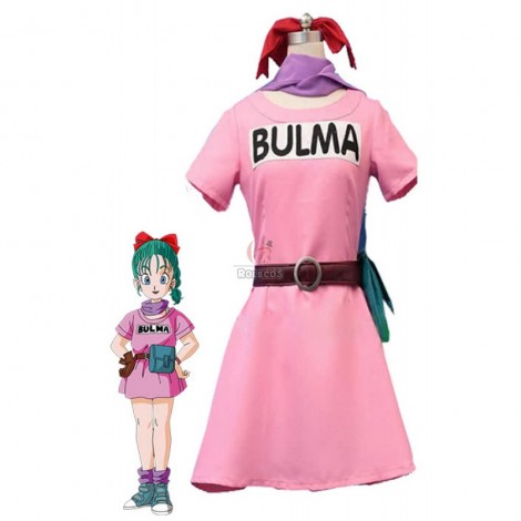 Dragon Ball Z Bulma Anime Cosplay Costumes