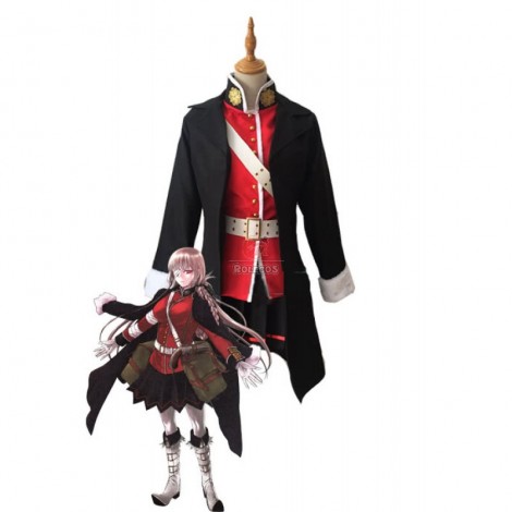 Fate Grand Order FGO Nightingale Red Black Cosplay Costumes