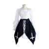 Rozen Maiden Suigintou Lolita Dark Blue Dress Cosplay Costumes