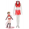 Vocaloid MEIKO Cosplay Costume With Bright Color Red