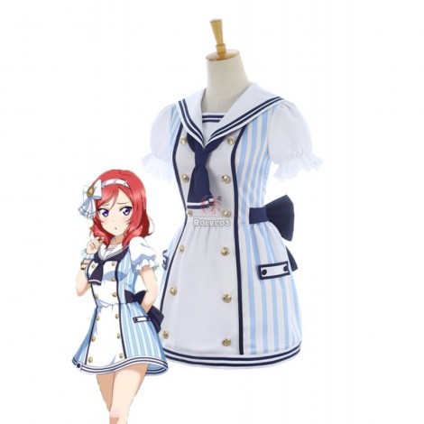 Love Live Pirate Set Maki Nishikino Cute Dress AnimeCosplay Costumes