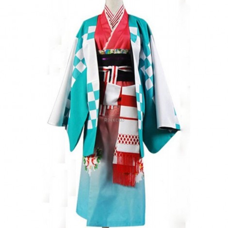 Ao No Exorcist Shiemi Moriyama Cosplay Kimono Costume Customized