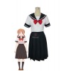 Tsurezure Children Chizuru Takano White Black Dress School Uniform Cosplay Costumes