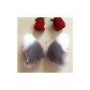 Anime Props Tip Plush Hairpin Solid Fox Ears Cosplay Accessory