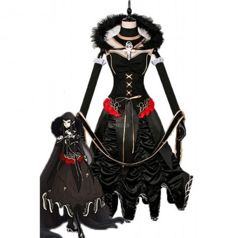 Fate/Apocrypha Assassin of Red Black Anime Cosplay Costumes