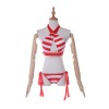 Fate Grand Order Nero White and Red Swimsuit Game Cosplay Costumes