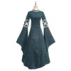 Women Renaissance Victorian Medieval Dress Vintage Long Dress