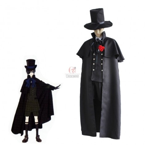 Black Butler Ciel Phantomhiv Funeral Canonicals Cosplay Costume