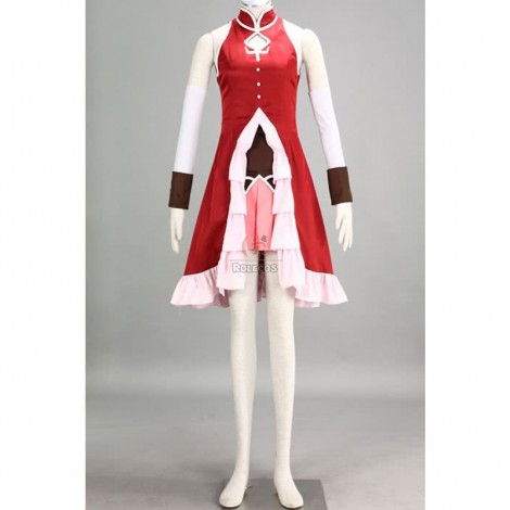 Puella Magi Sakura Kyouko Dress Beautiful Cosplay Costume