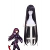 Game Fate Scathach Black Synthetic Long Cosplay Wigs