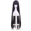 Game Fate Scathach Black Synthetic Long Cosplay Wigs