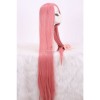 100cm long straight hot pink cosplay wig synthetic Anime fashion women full hair