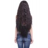 90cm Long Rhapsody Lolita Cosplay Wigs Black Curly Party Hair