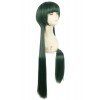 100CM Long Green Cosplay Wig Straight Hair Hitman Reborn Yuni