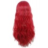 80cm Long Red Fashion Fluffy Curly Cosplay Wig