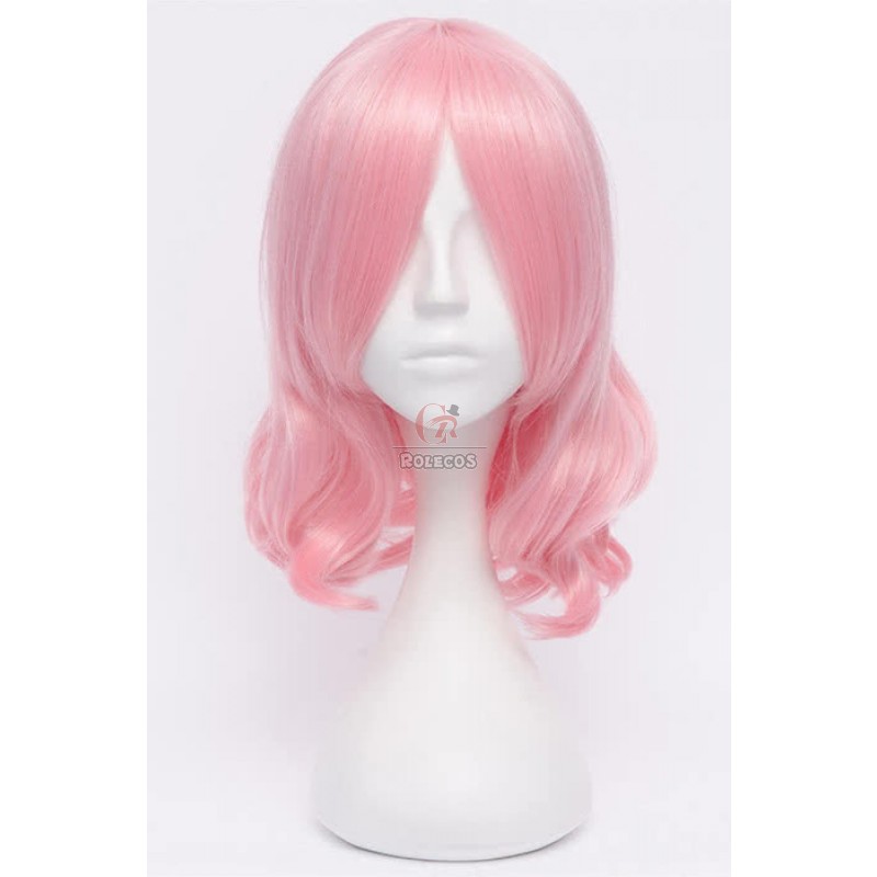 35cm Pink Curly TouH...