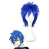 35cm Blue Short Fairy Tail Mistogai Cosplay Wig