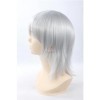 35cm Sliver White Hakuouki Hijikata Toshizo Cosplay Wig