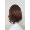 35cm Brown Curly Hakuouki Okita Souji Cosplay Wig