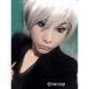 B-Project: Kodou*Ambitious Kitakado Tomohisa Anime Cosplay Wigs Synthetic Short Silvery White Wigs