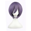35cm The Melancholy Of Haruhi Suzumiya Nagato Yuki Cosplay Wigs Short Purple Woman Wigs