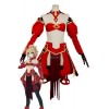 Fate/Apocrypha Aka no Saber Red Anime Cosplay Costumes