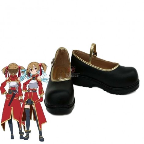 Sword Art Online SAO Cait Sith Silica Keiko Ayan Cosplay Shoes For Costume
