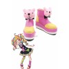 Kiznaiver Nico Niiyama Anime Cosplay Shoes Pink Shoes