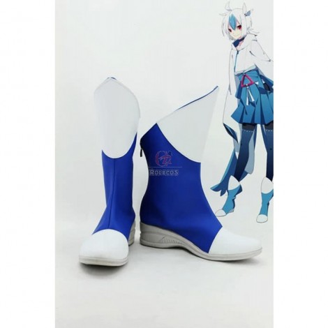 Pokemon Pocket Monster Anime Latias personate Cosplay Shoes Boots Blue