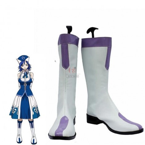 Fairy Tail Anime Juvia Lockser Cosplay Shoes Boots