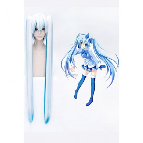 110cm Long VOCALOID MIKU clip on ponytails Cosplay Wig