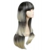 70cm Long Cosplay Wig of Harajuku Mixed Color Straight Hair