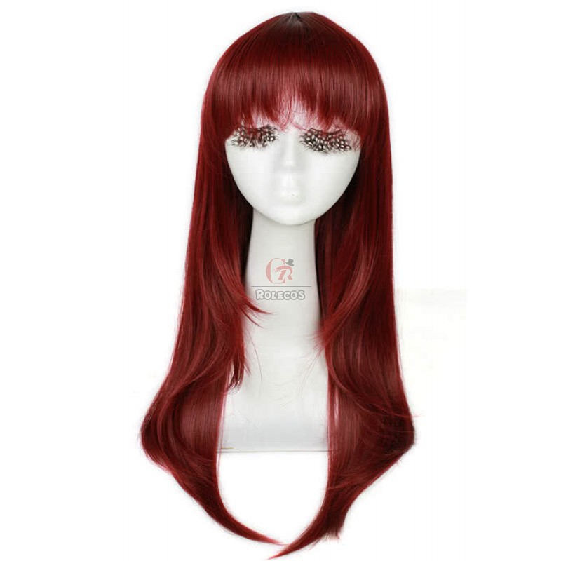 60cm long Wine Red A...