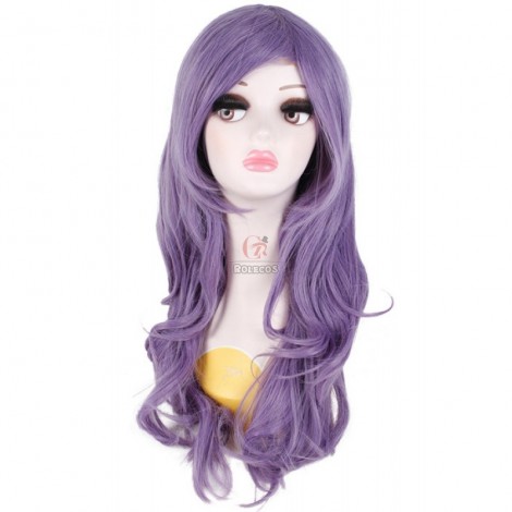 Beautiful New 65cm Long Purple Wave Cosplay Wig