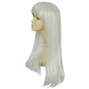 60CM Long Straight White Kantai Collection Shimakaze Cosplay Wig