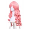 Vocaloid Luka Girls Pretty Long Pink Anime Wavy Cosplay Wigs
