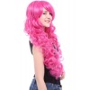 70cm Long Magenta My Little Pony Pinkie Pie Wavy Party Hair Cosplay wigs
