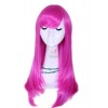 65cm Long 17 Colors Anime Straight Smooth Fashion Women Cosplay Wigs