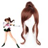 Sailor Moon Kino Makoto Long Brown Cosplay Wig