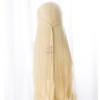 Anime Goblin Slayer Onna Shinkan Blonde 100cm Long Cosplay wigs