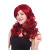 50cm Long Red Curly Anime Cosplay Wig