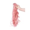 Fate/Grand Order Tamamo-no-Mae Long Peach Curly Synthetic Anime Cosplay Wigs