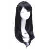 65cm Anime Long Straight Black Sweet Girls Cosplay Wigs